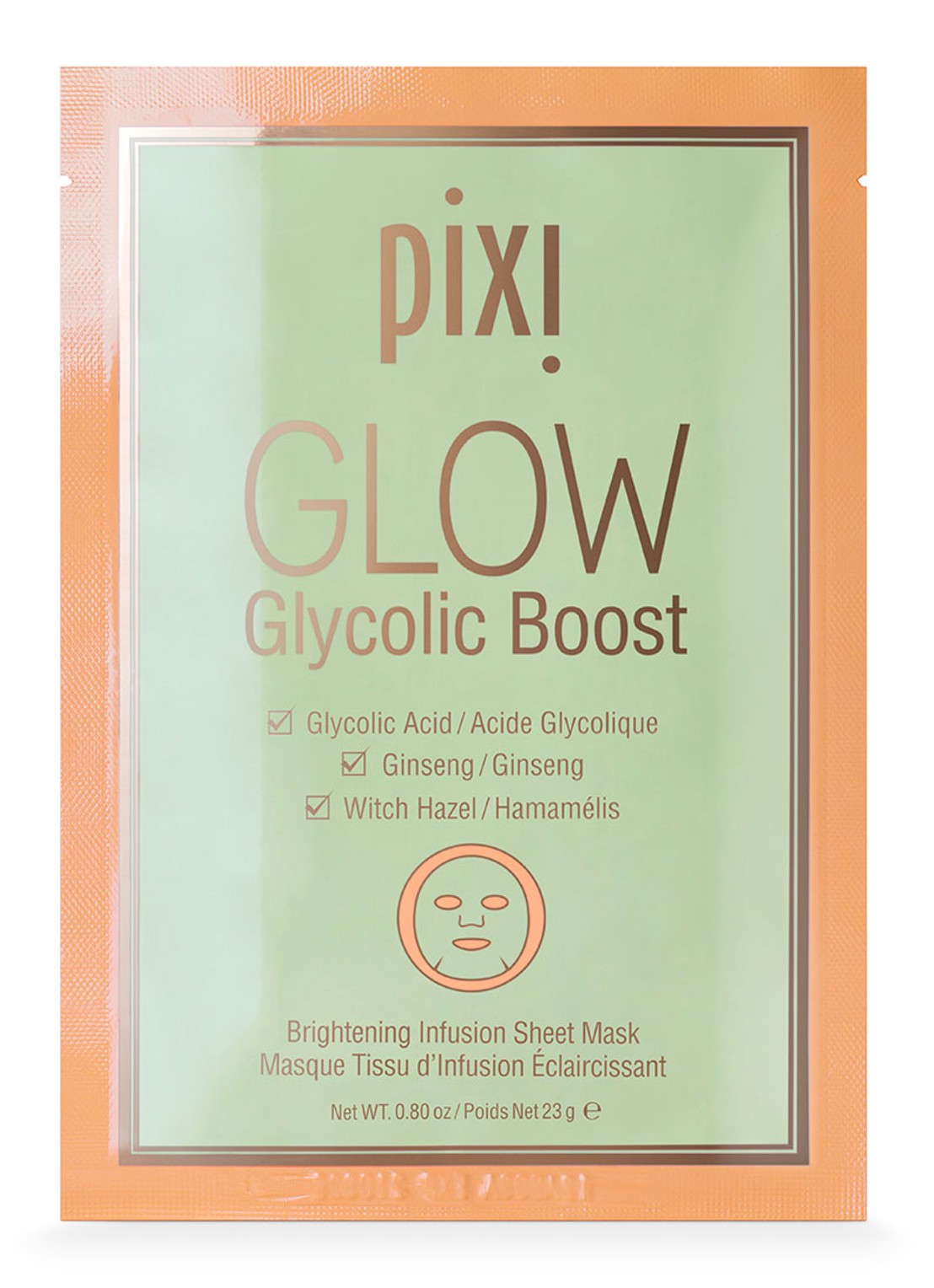 Pixi Glow Glycolic Boost - mini sheet masker 3-pack - voorkant 3 undefined