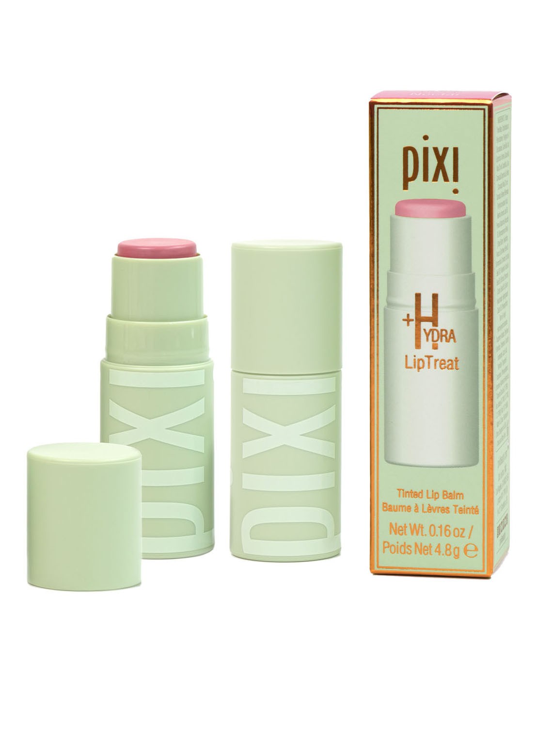 Pixi +Hydra LipTreat - getinte lippenbalsem - voorkant 2 nectar