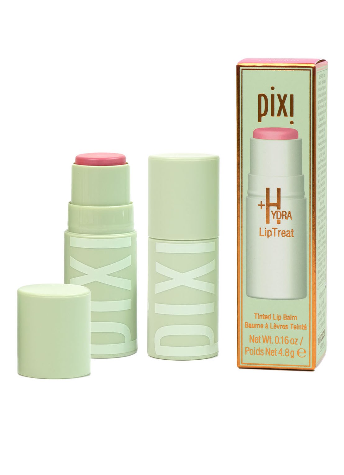 Pixi +Hydra LipTreat - getinte lippenbalsem - voorkant 2 passion