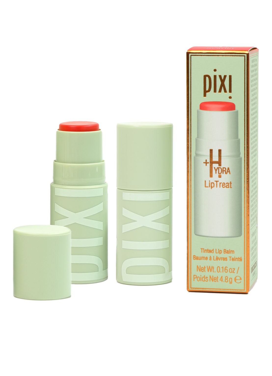 Pixi +Hydra LipTreat - getinte lippenbalsem - voorkant 4 scarlet