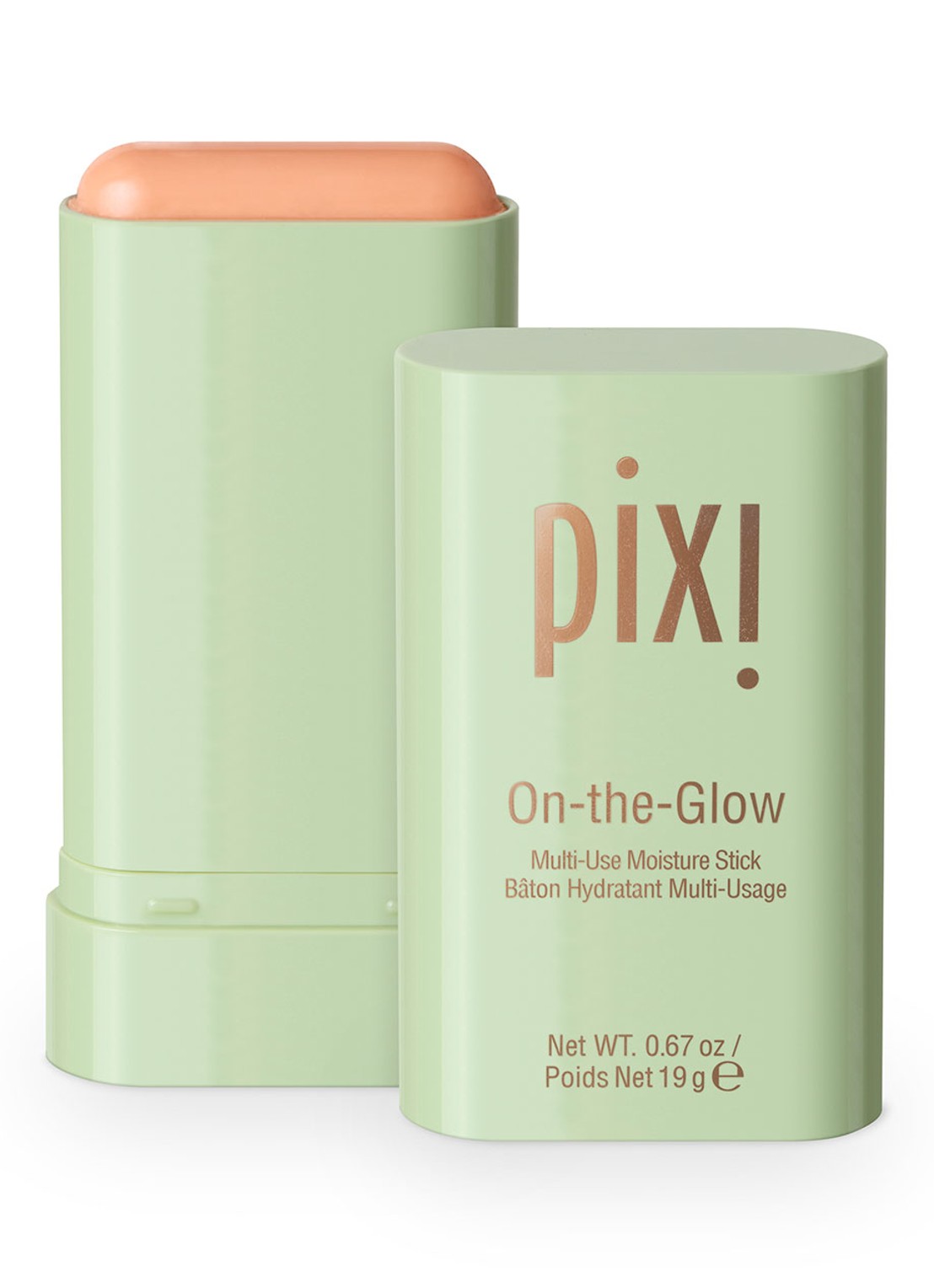 Pixi Mini On The Glow - travel size 3-in-1 hydraterende stick - voorkant undefined