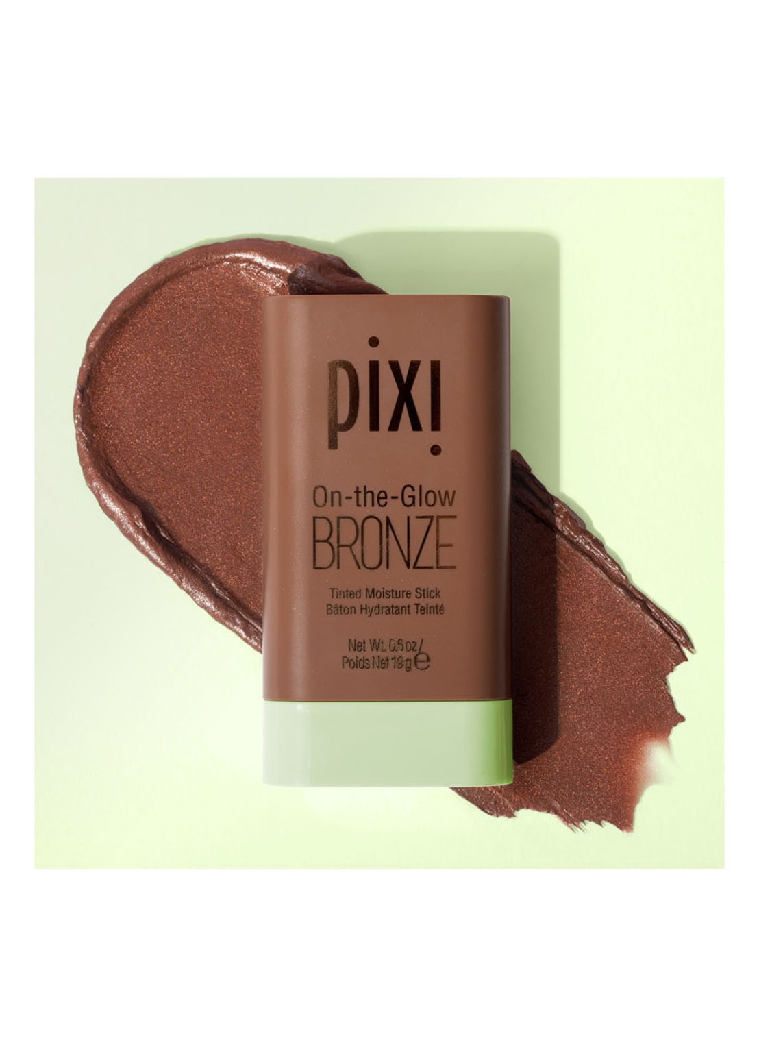 Pixi On-The-Glow - bronze tinted moisture stick - detail 2 beachglow