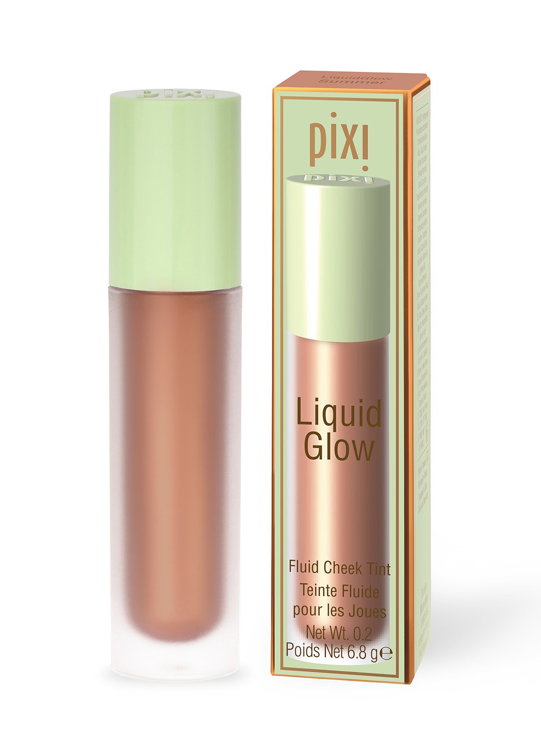 Pixi On-The-Glow Liquid Glow - blush - voorkant 3 summer
