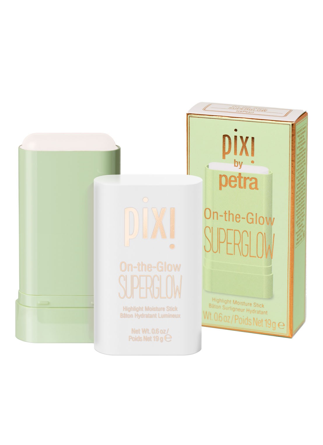 Pixi On-the-Glow Multi-use Moisture Stick - voorkant 2 icepearl