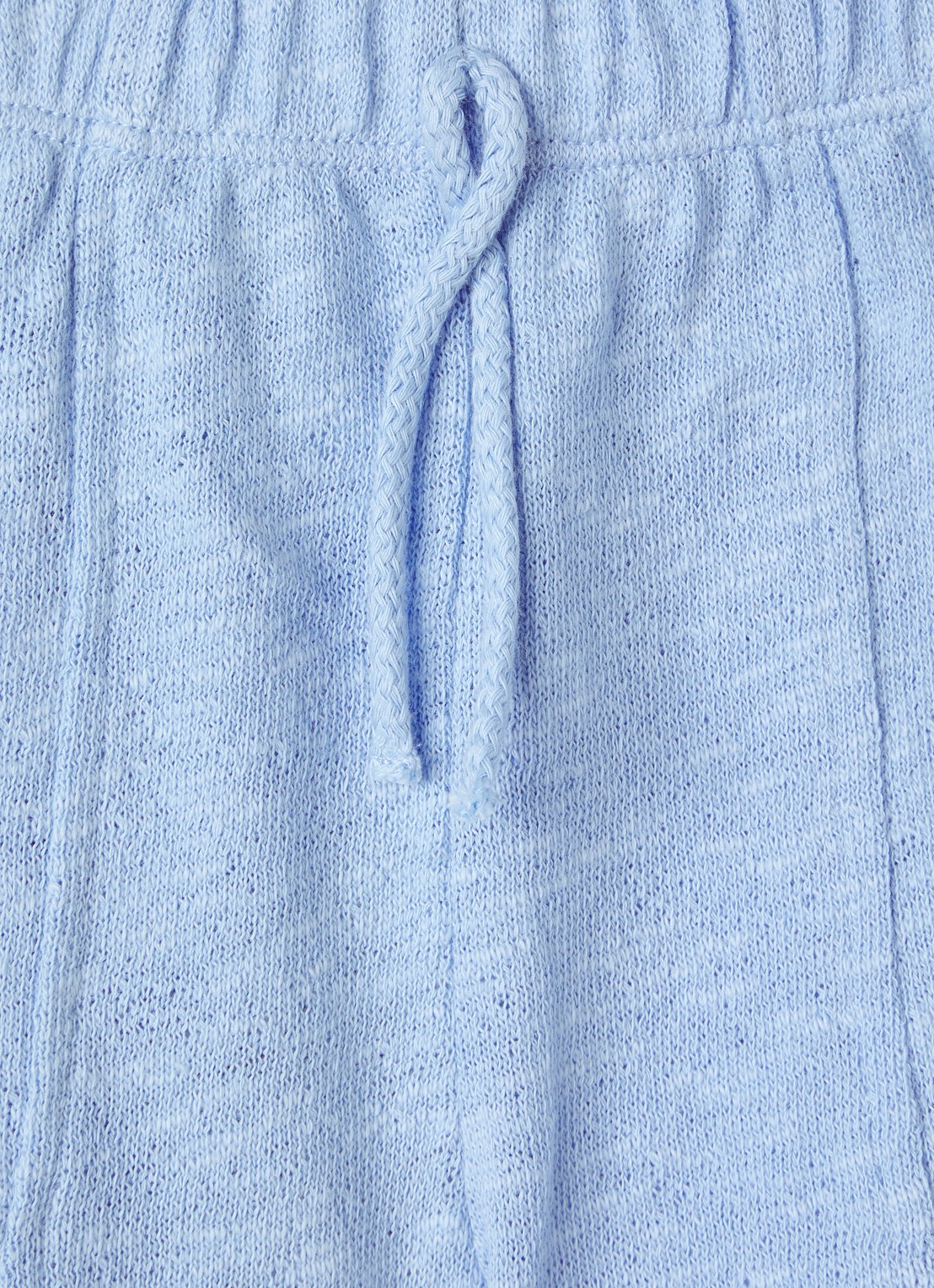 Play Up Flame straight fit korte broek met trekkoord - detail lichtblauw