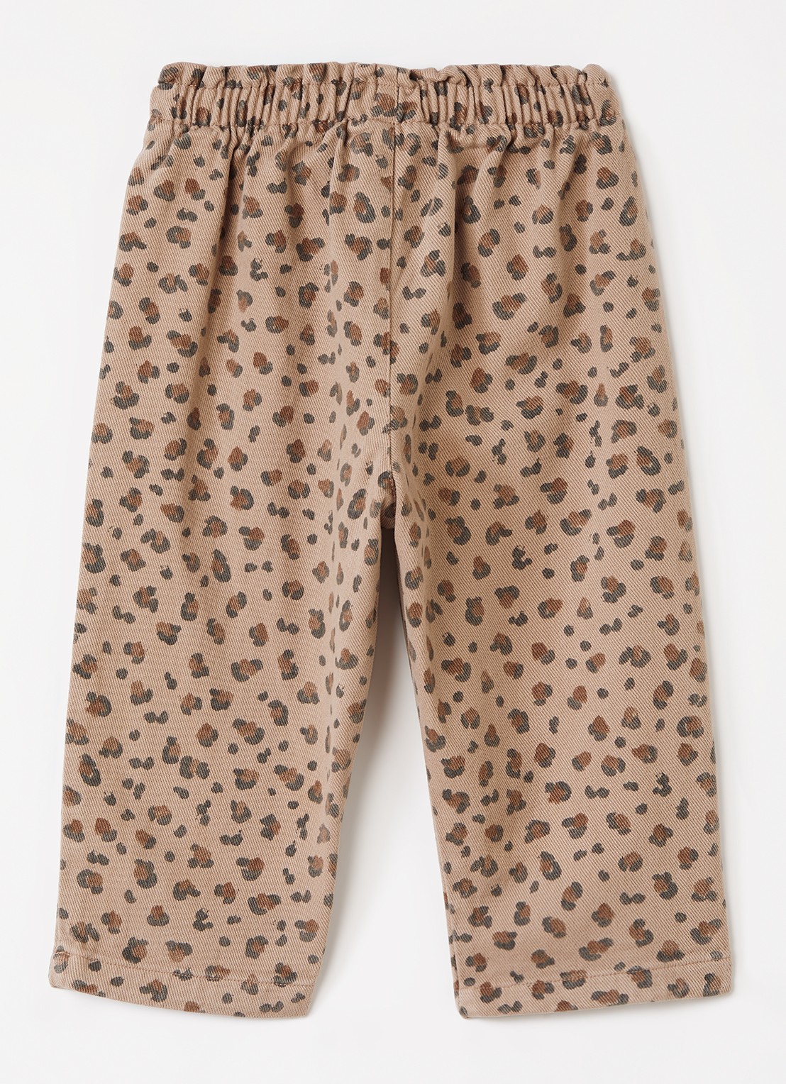 Play Up Straight leg jeans met panterprint - voorkant 3 bruin