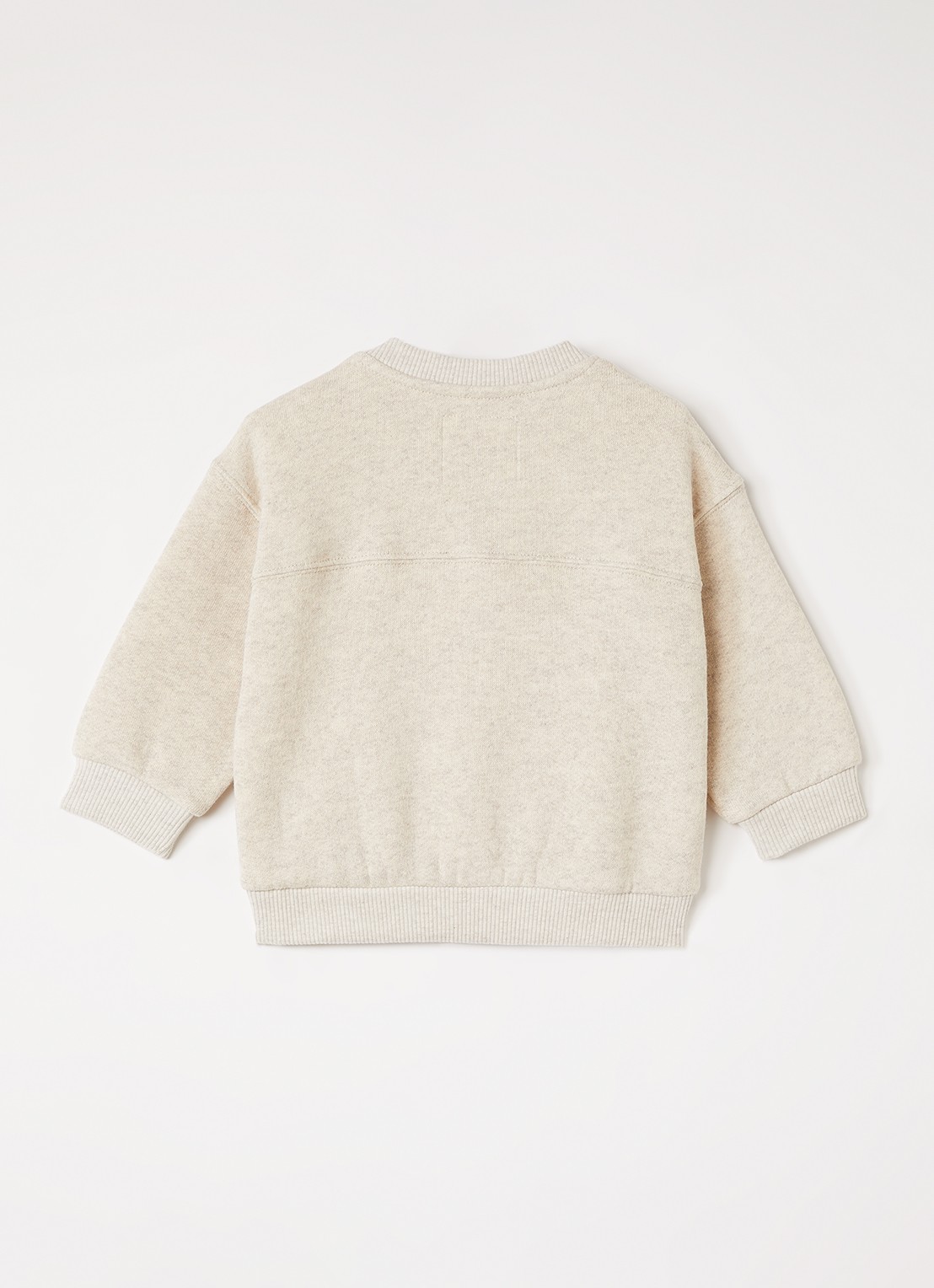 Play Up Sweater met gemêleerd dessin - voorkant 3 creme