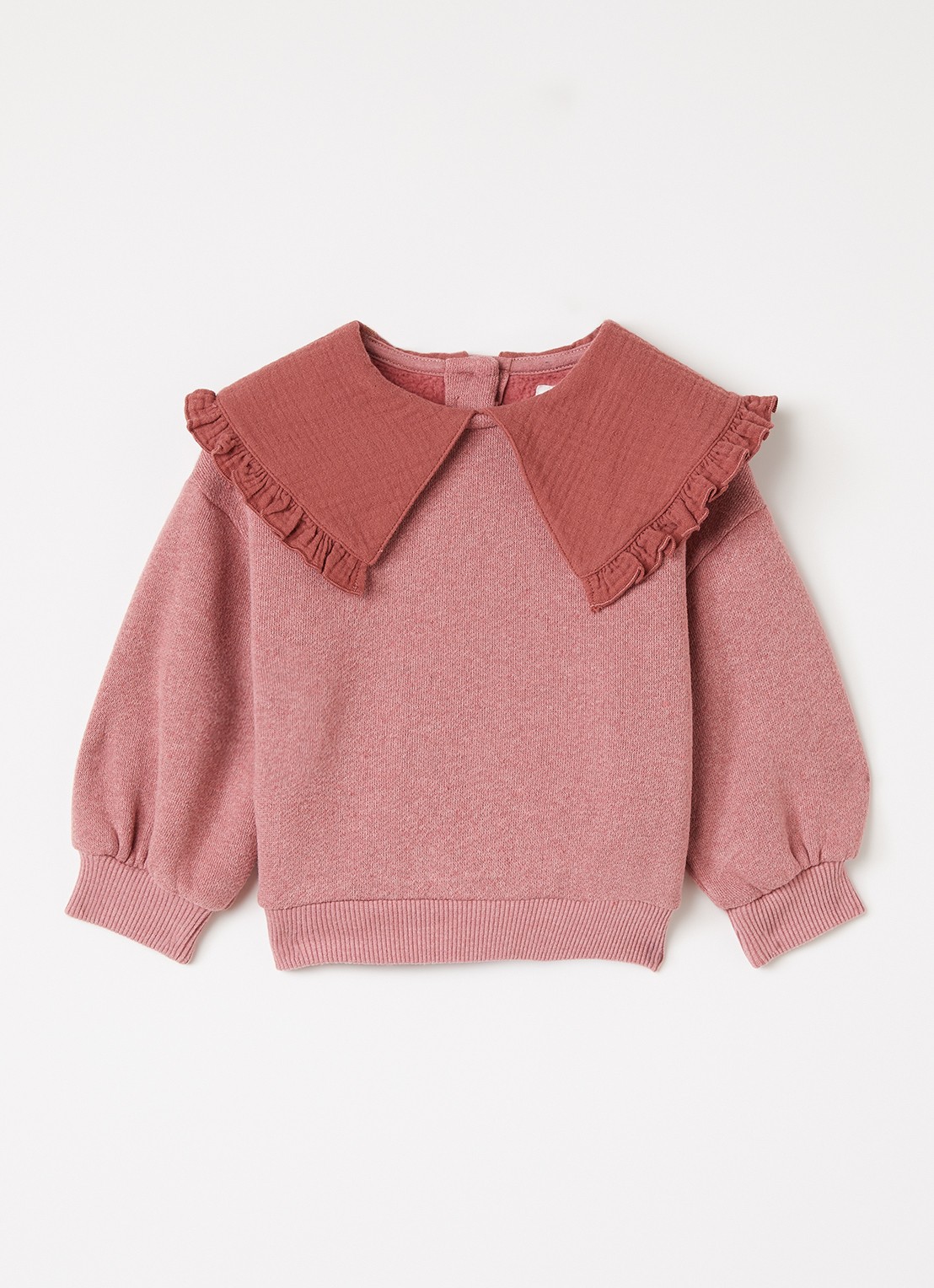 Play Up Sweater met kraag - voorkant 2 ivoor