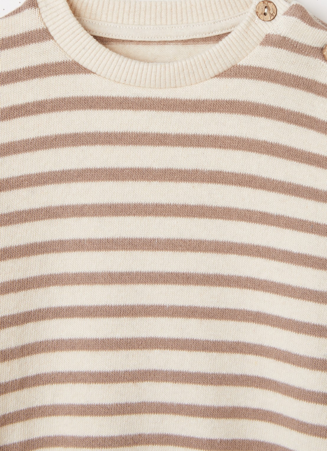 Play Up Sweater met streepprint - detail multicolor