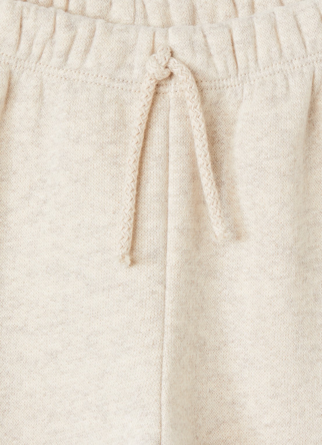 Play Up Tapered fit joggingbroek met gemêleerd dessin - detail creme