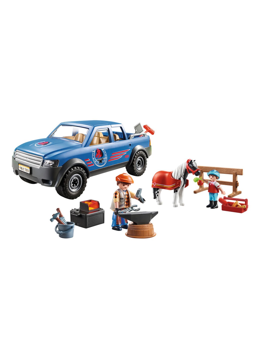 Playmobil 70518 Mobiele hoefsmid - detail 3 multicolor