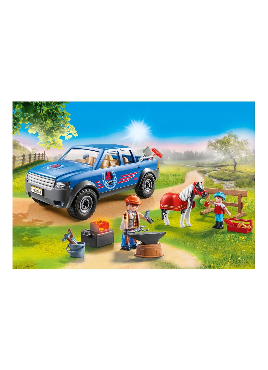 Playmobil 70518 Mobiele hoefsmid - detail 4 multicolor