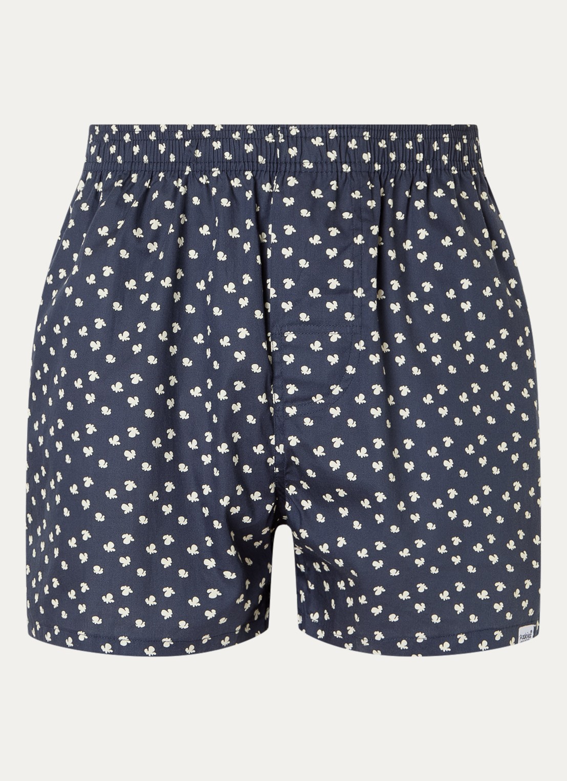 Pockies Boxershort van  katoen met print - voorkant 3 donkerblauw