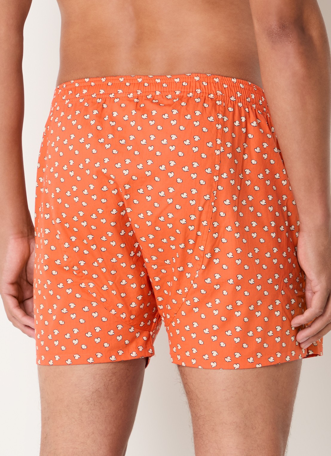 Pockies Boxershort van  katoen met print - achterkant orange