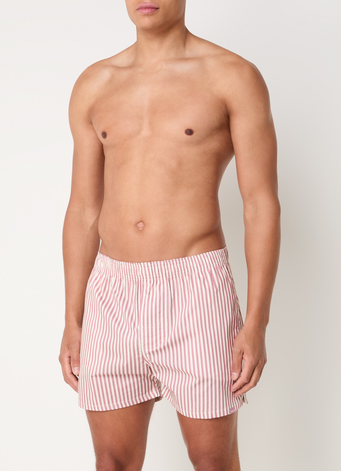 Pockies Boxershort van  katoen - voorkant 2 oudroze