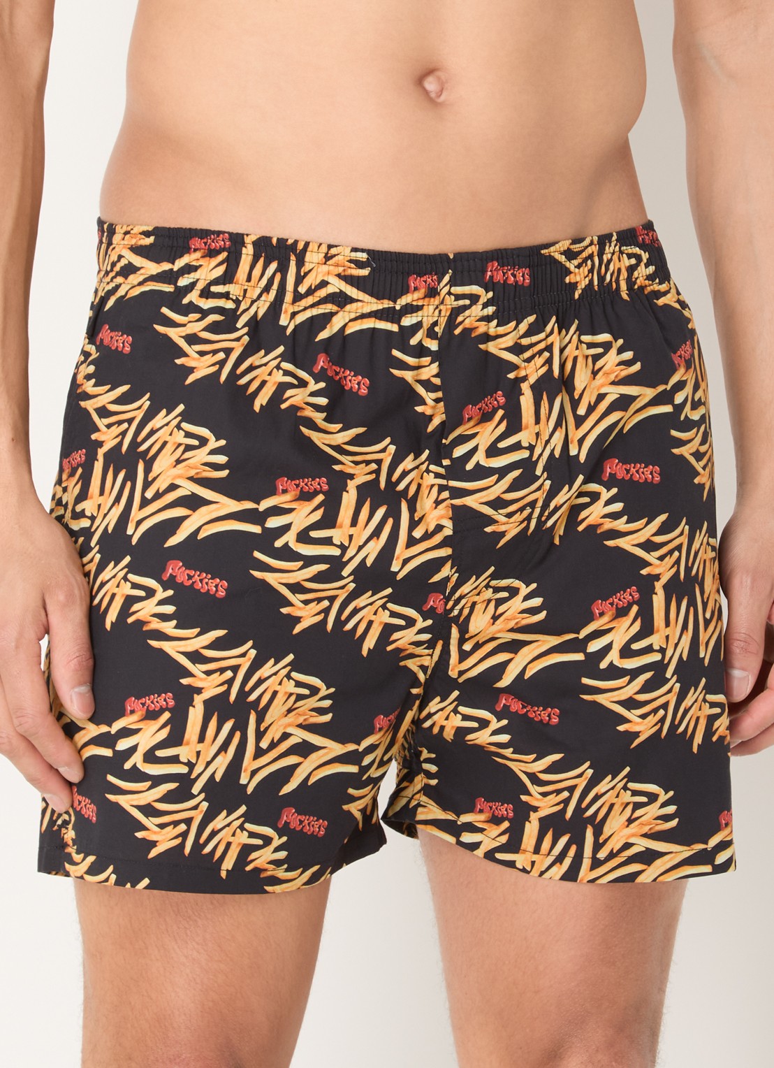 Pockies Burgers and Fries boxershort met steekzakken in 2-pack - detail 4 multicolor