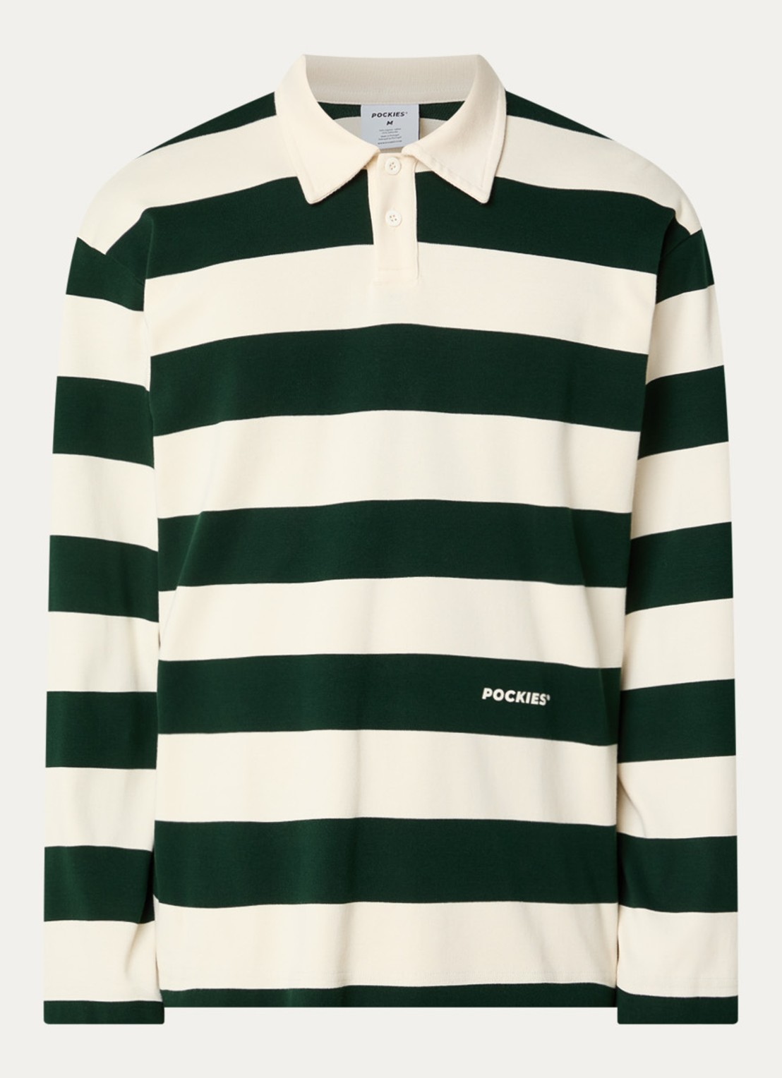 Pockies Sweater met polokraag - voorkant multicolor