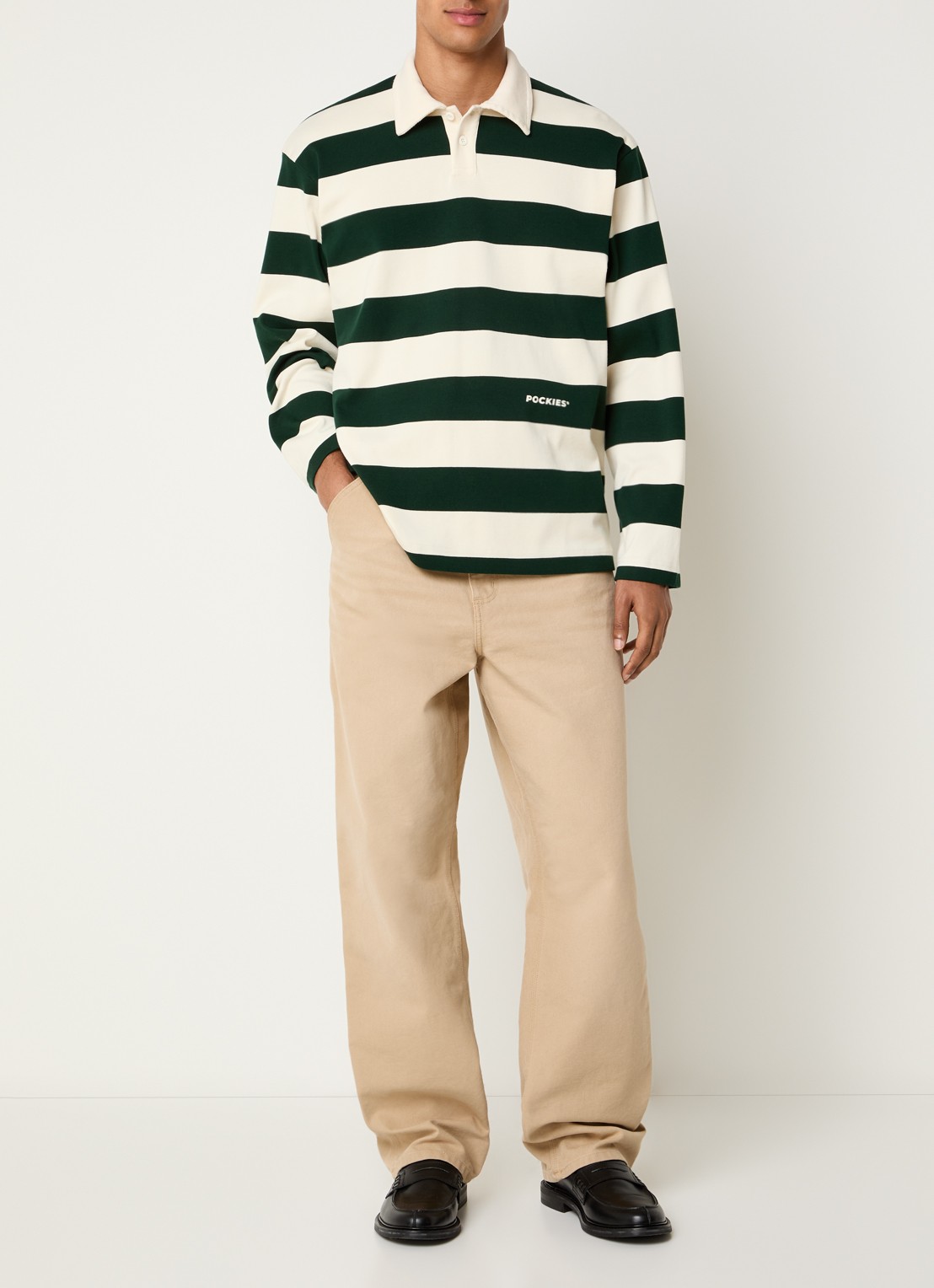 Pockies Sweater met polokraag - voorkant 2 multicolor