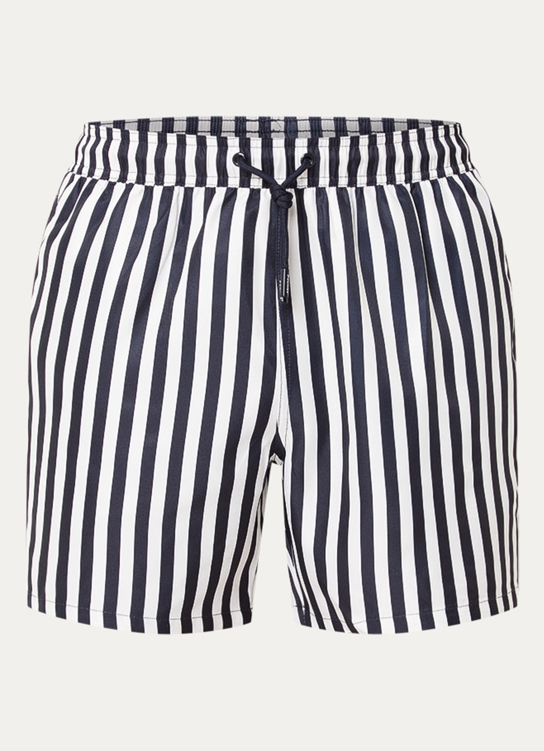 Pockies Zwemshorts met streepprint - voorkant 3 donkerblauw