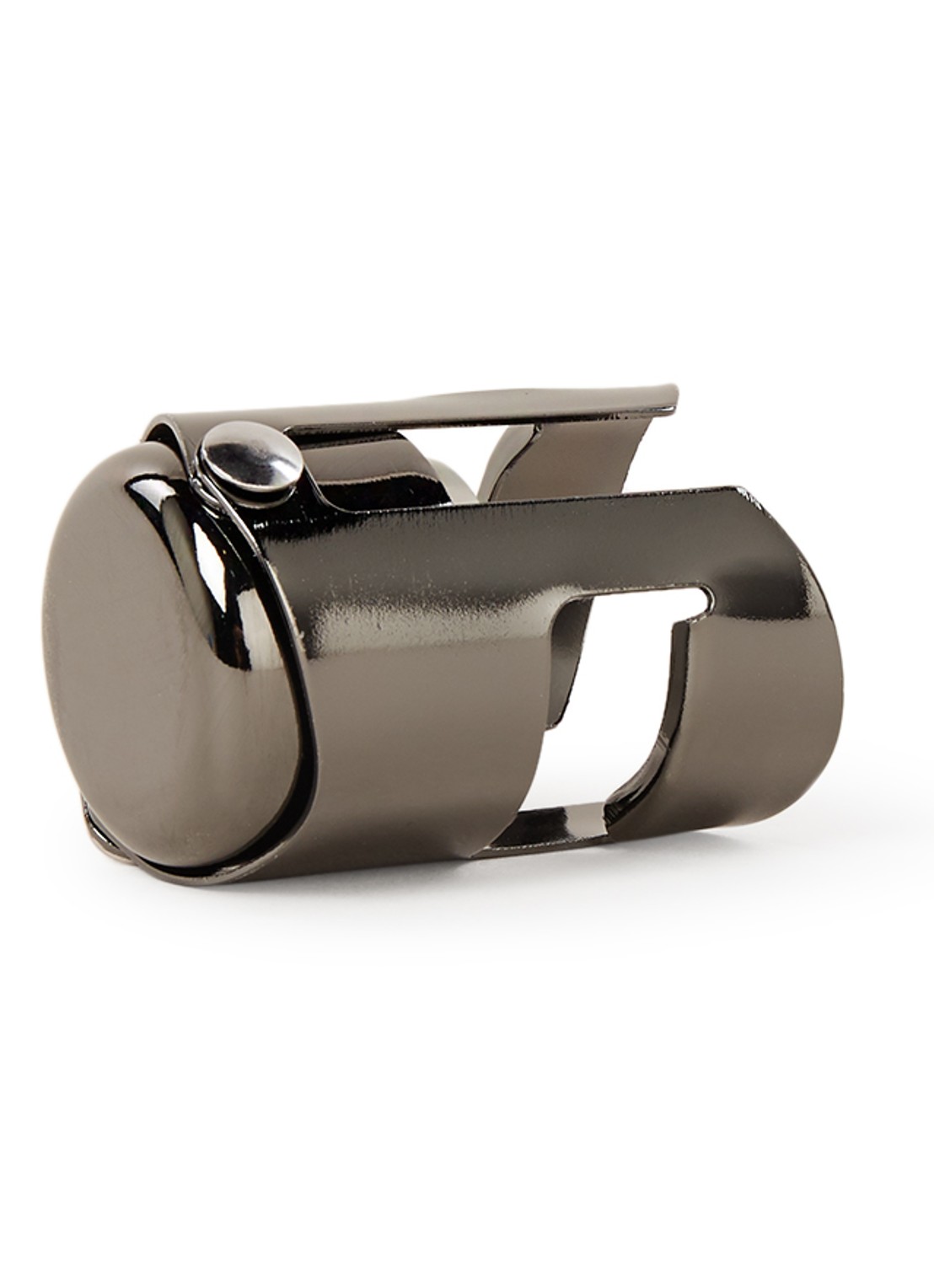 Point-Virgule Champagnestop 5,5 cm - voorkant 2 zilver