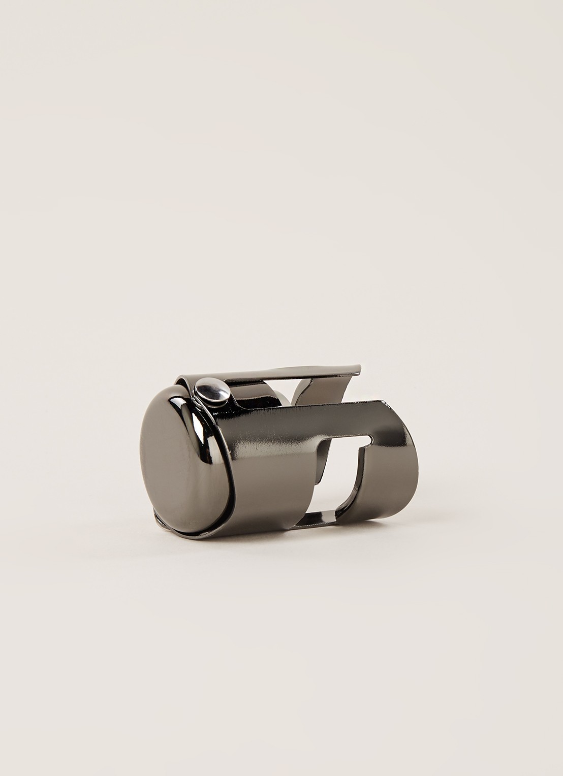 Point-Virgule Champagnestop 5,5 cm - voorkant 3 zilver