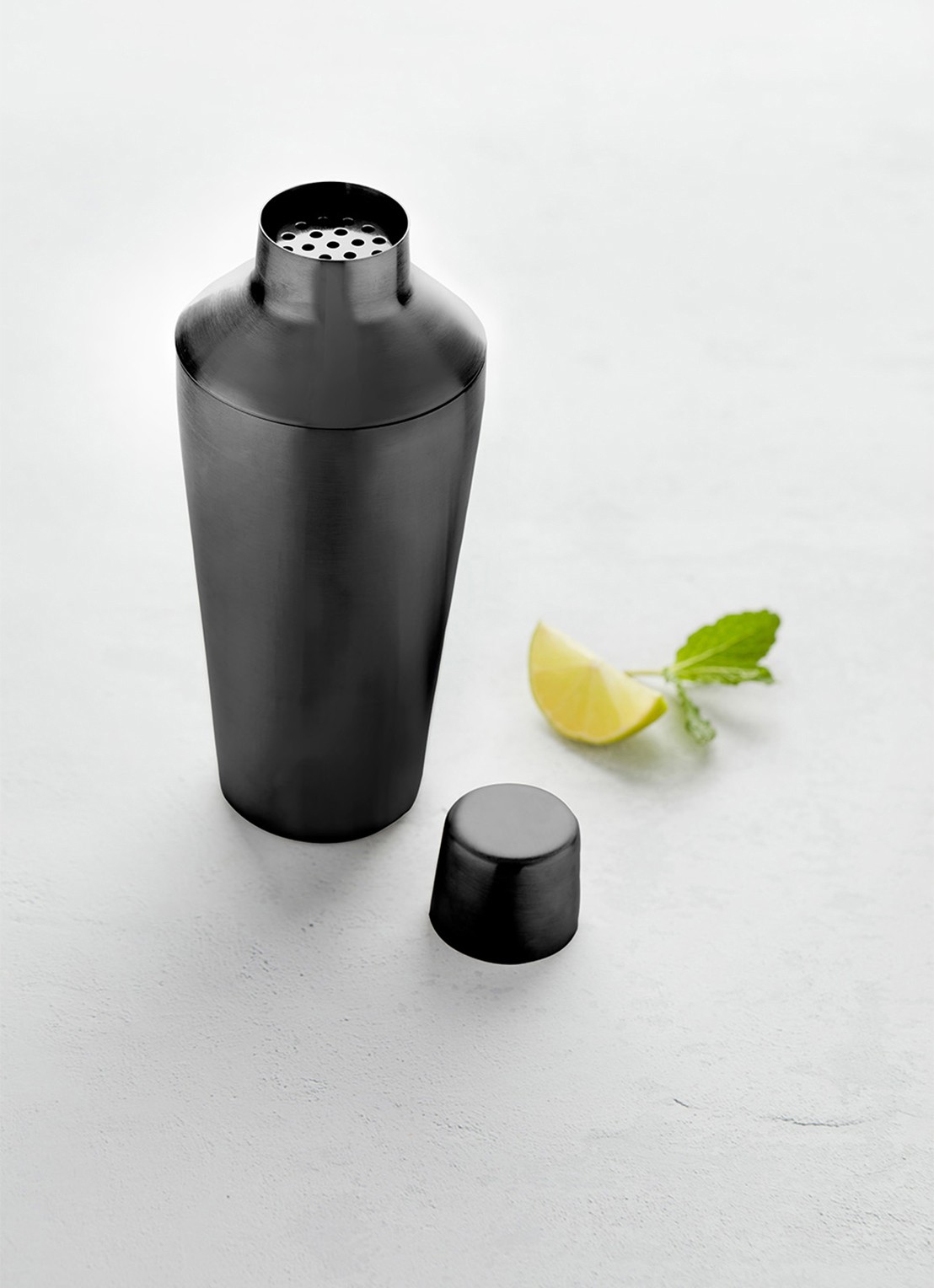 Point-Virgule Cobbler shaker 70 cl - voorkant 2 zwart