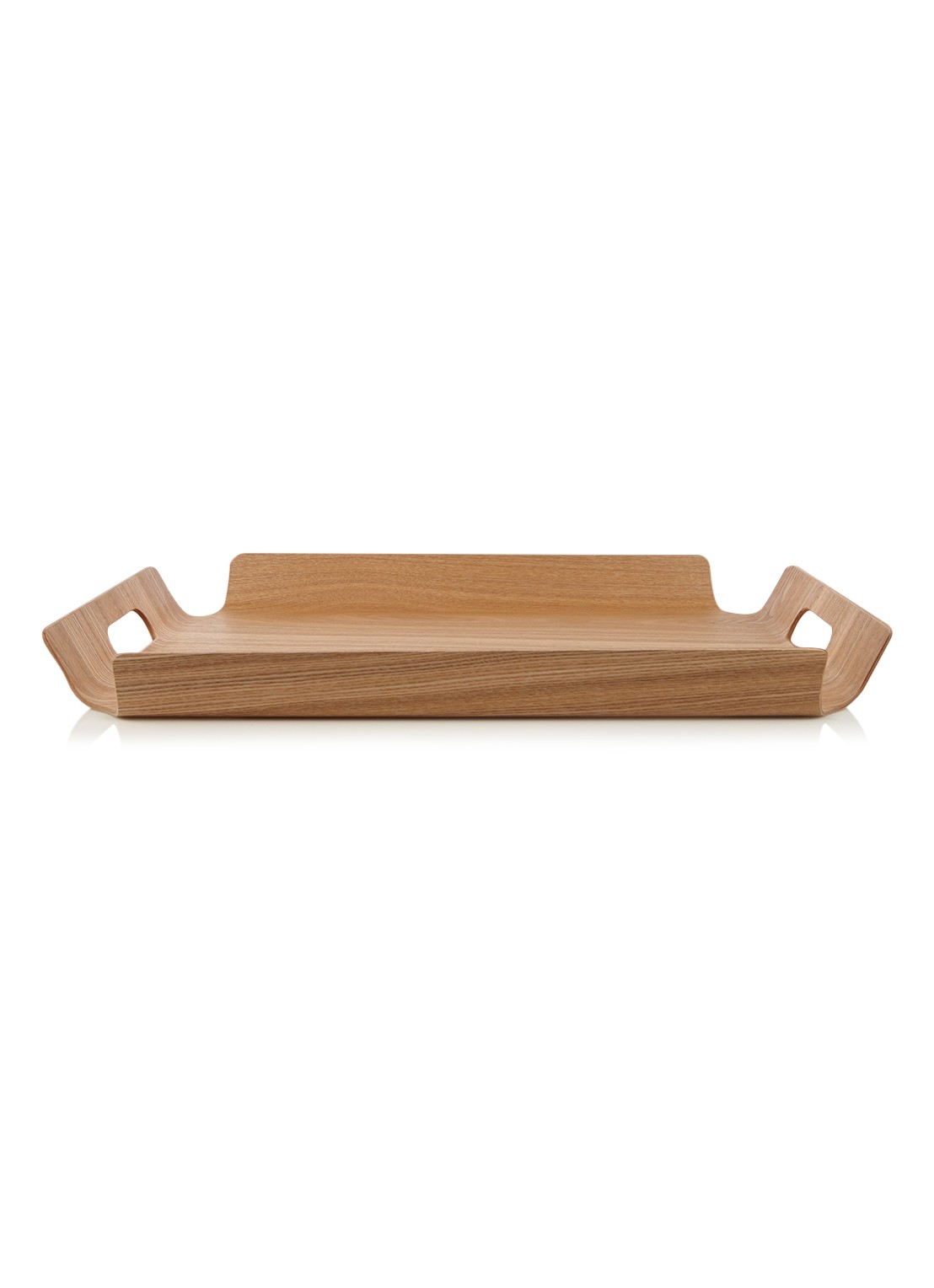 Point-Virgule Dienblad van hout 55 x 40 cm - voorkant lichtbruin