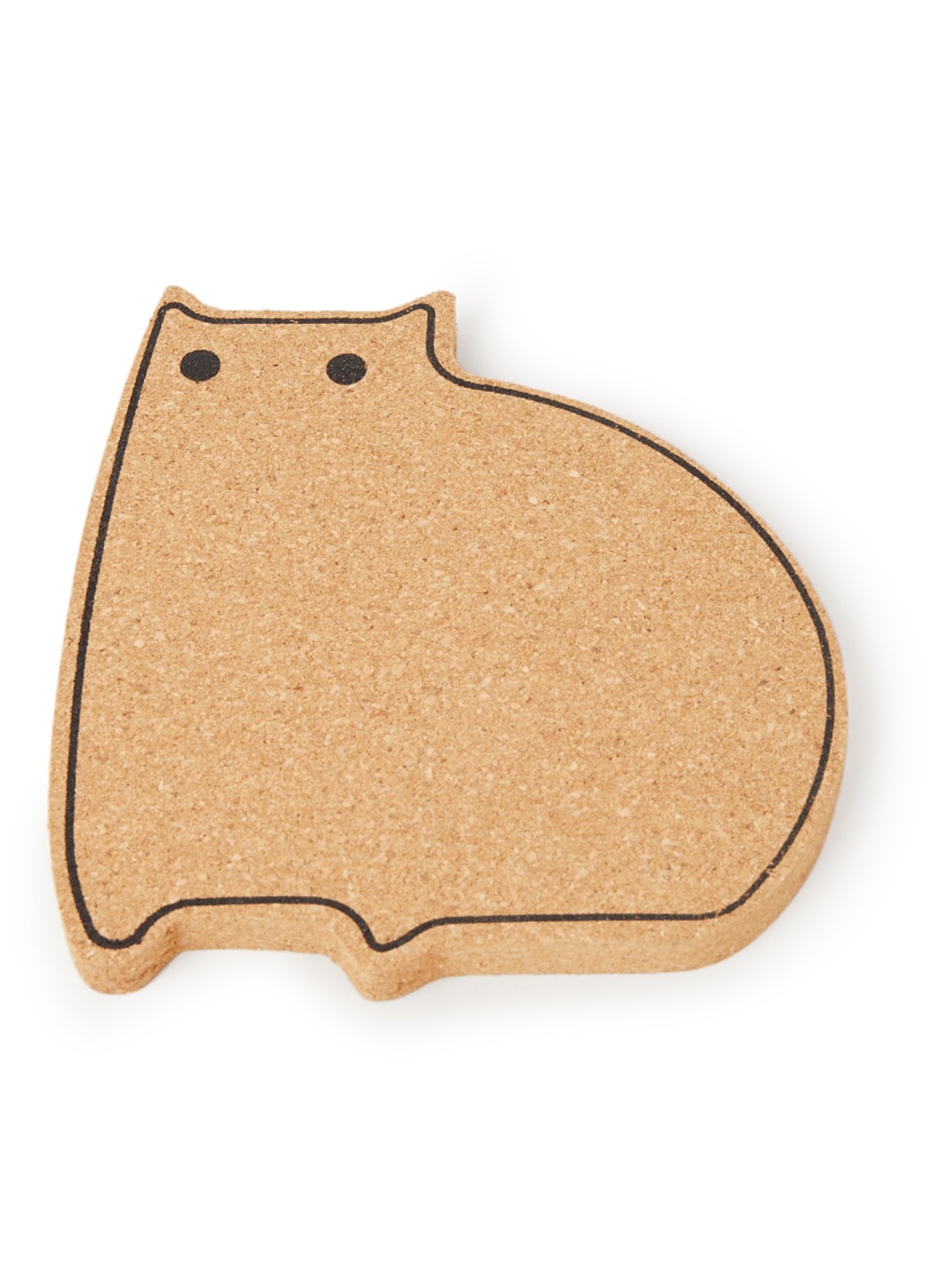 Point-Virgule Kat panonderzetter - voorkant beige