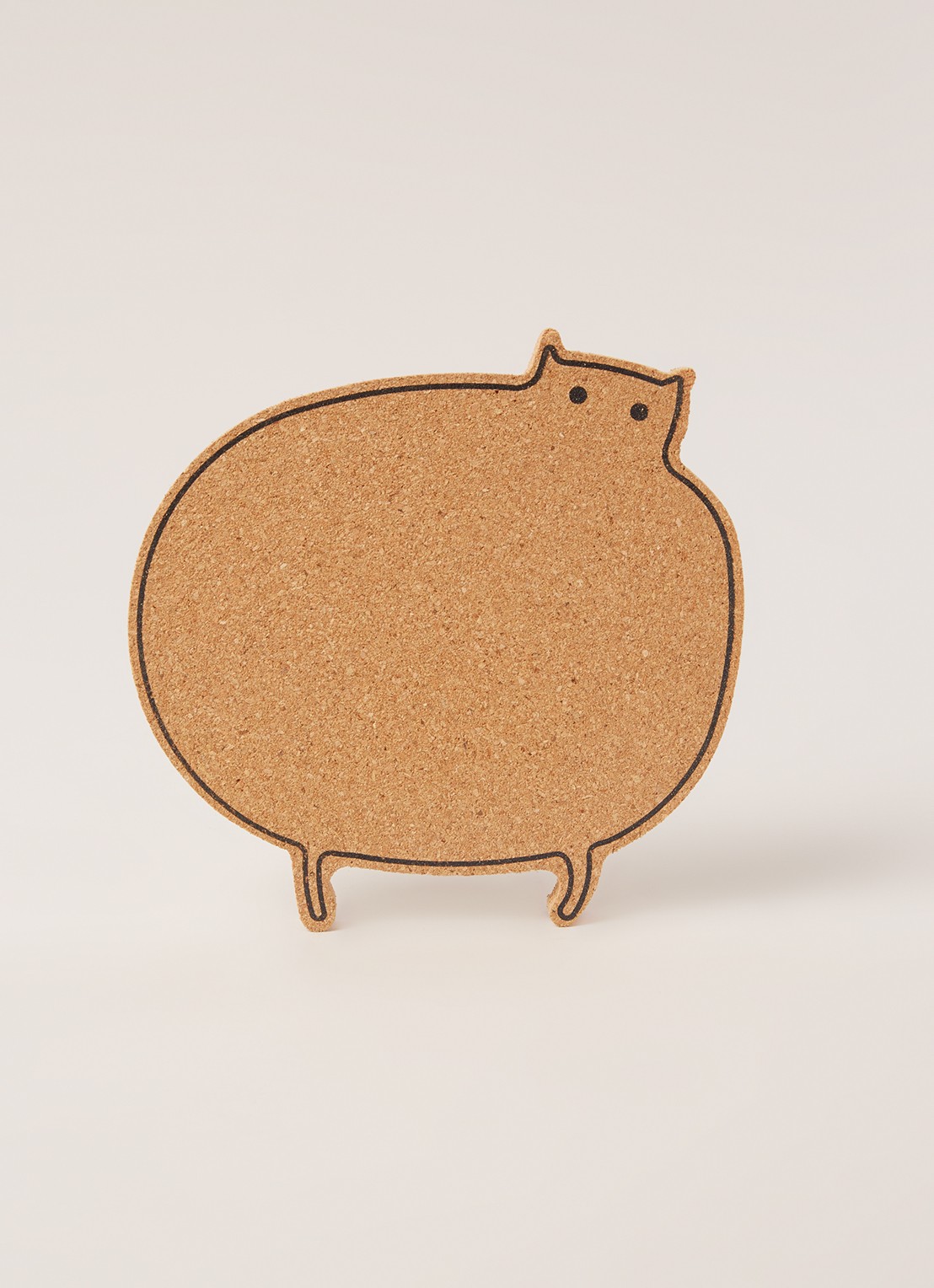Point-Virgule Kat panonderzetter - voorkant 2 beige