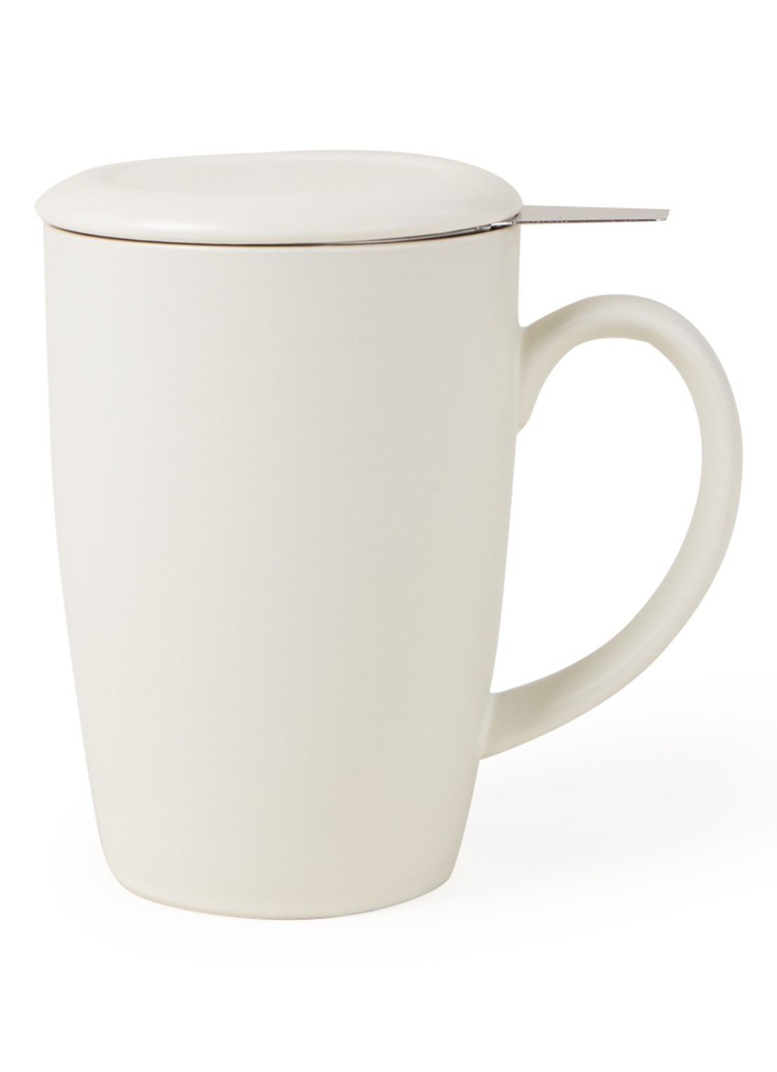 Point-Virgule Mok met theezeef 40 cl 3-delig - voorkant 3 wit