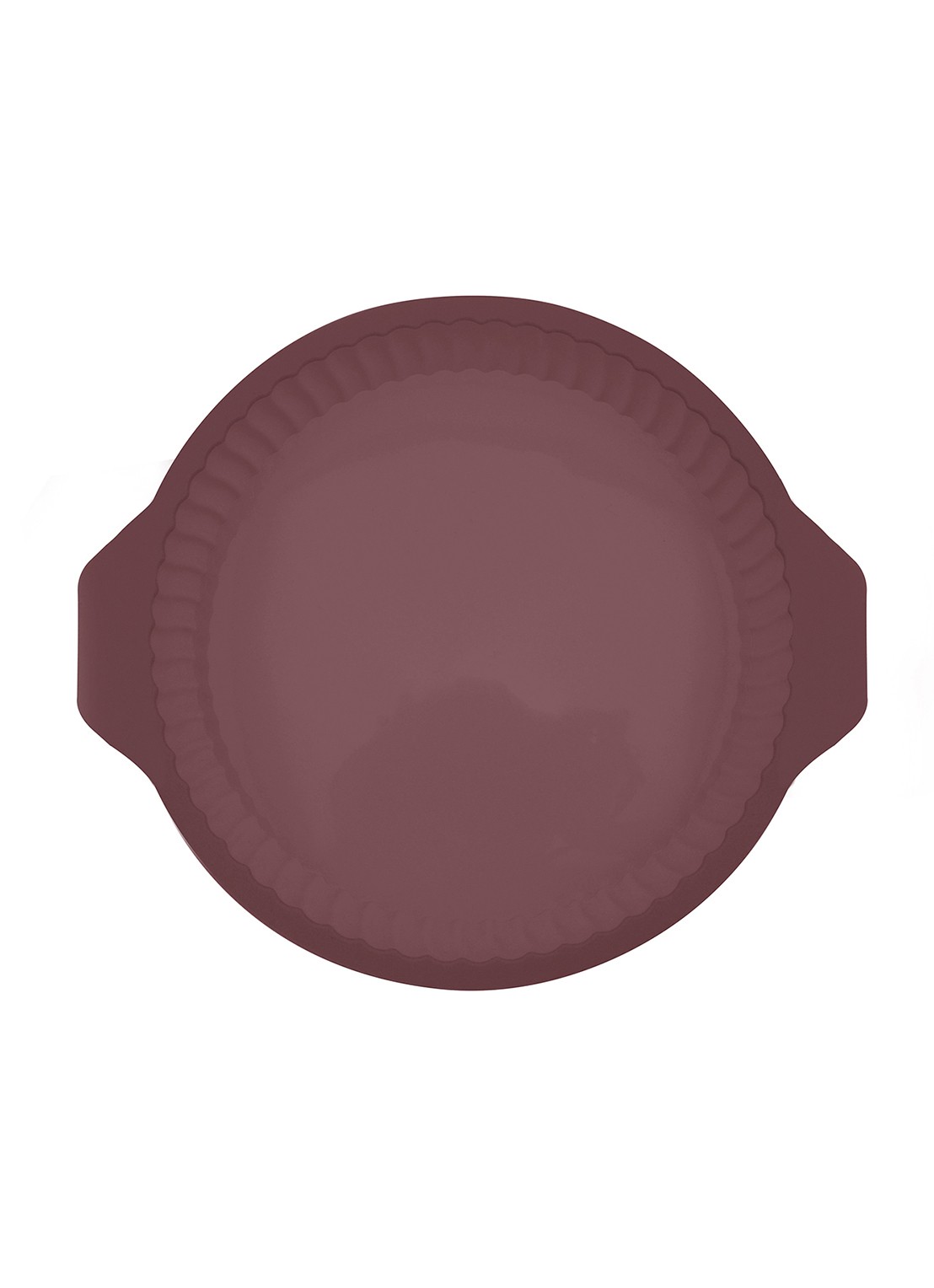 Point-Virgule Siliconen quichevorm 24 cm - voorkant bruin