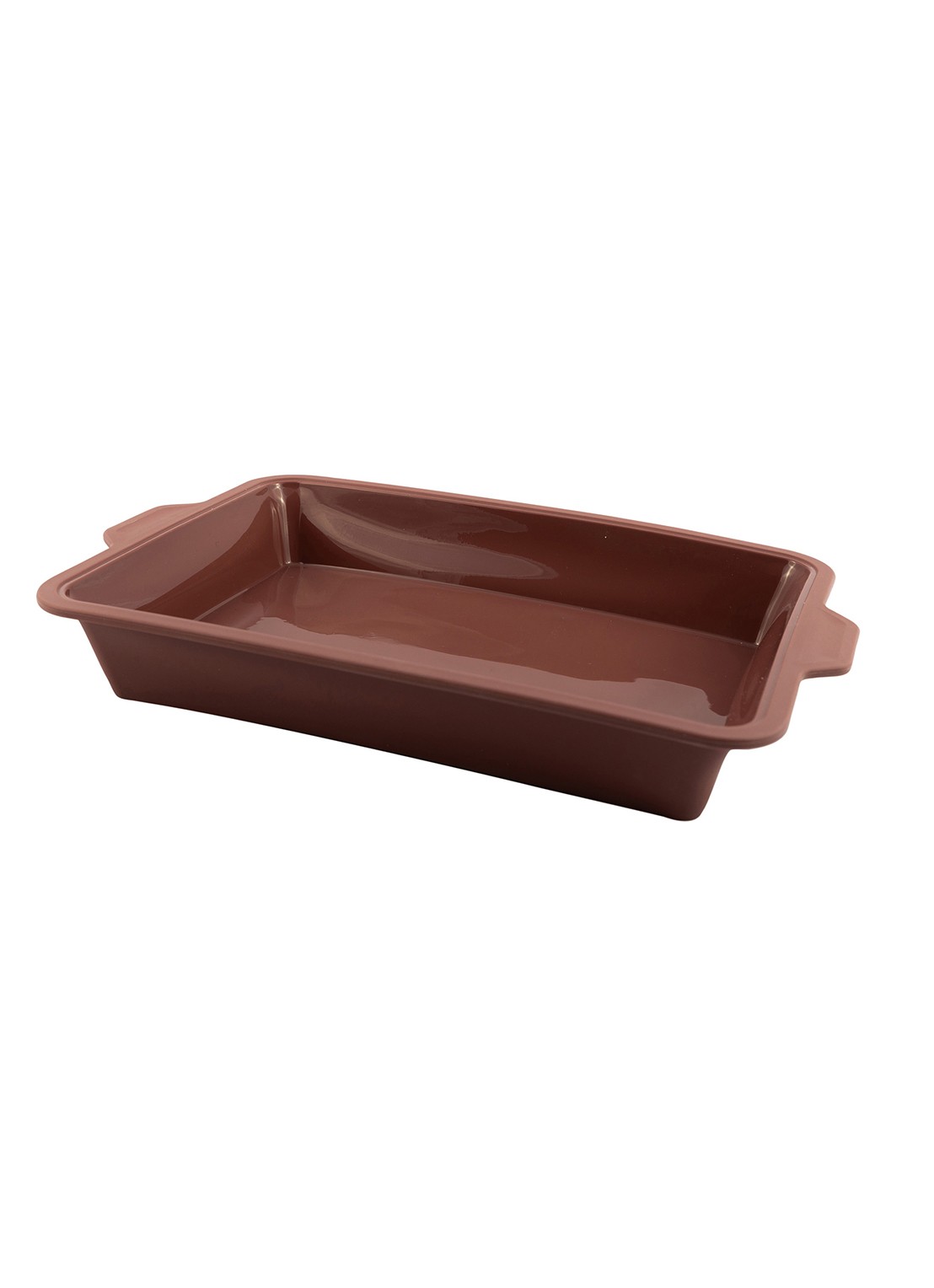 Point-Virgule Siliconen taartvorm 39,5 cm - voorkant bruin
