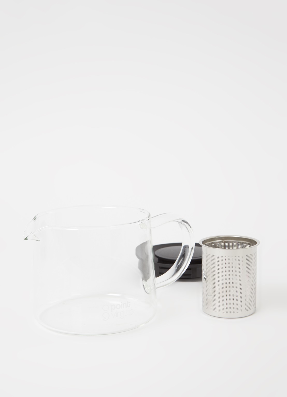 Point-Virgule Theepot 0,6 liter - detail zwart