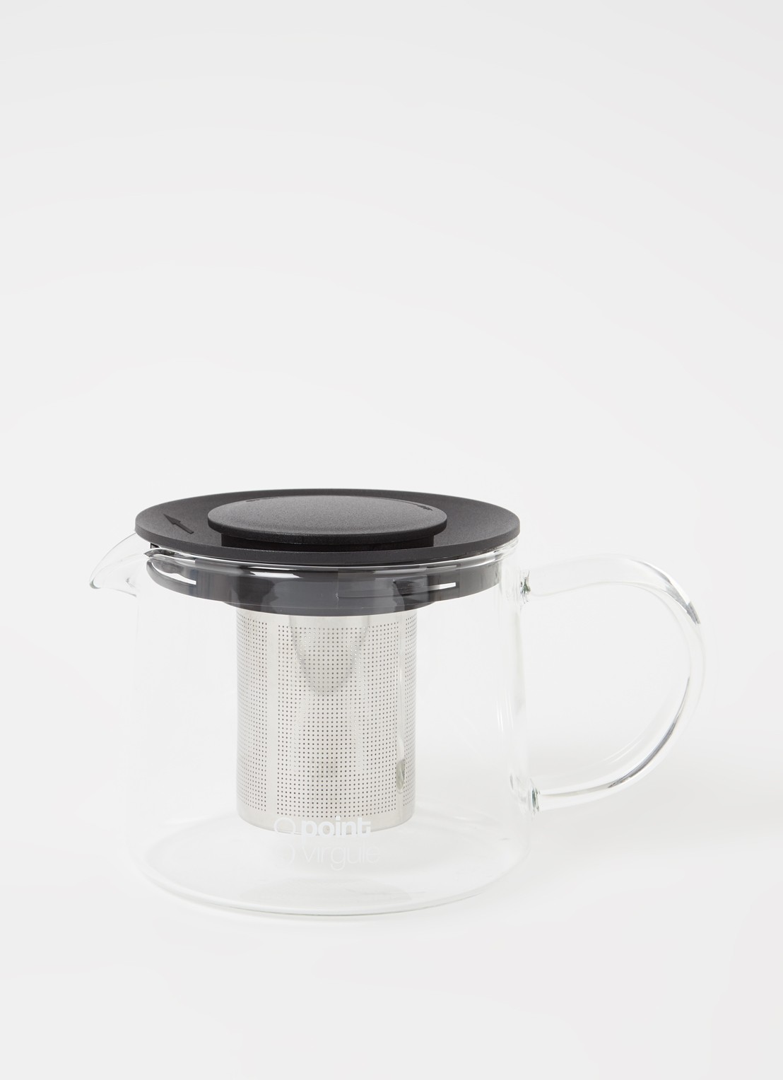 Point-Virgule Theepot 0,6 liter - voorkant 3 zwart