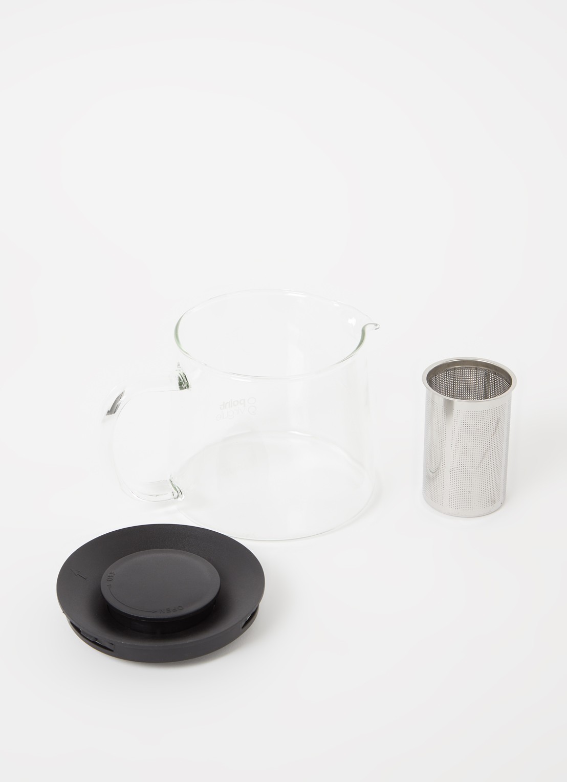 Point-Virgule Theepot 1 liter - detail 3 zwart