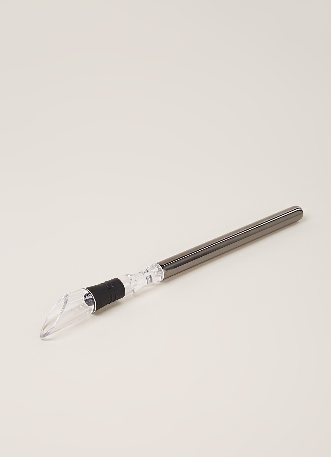 Point-Virgule Wijnkoelstick met schenktuit 31,5 cm - voorkant 2 zwart