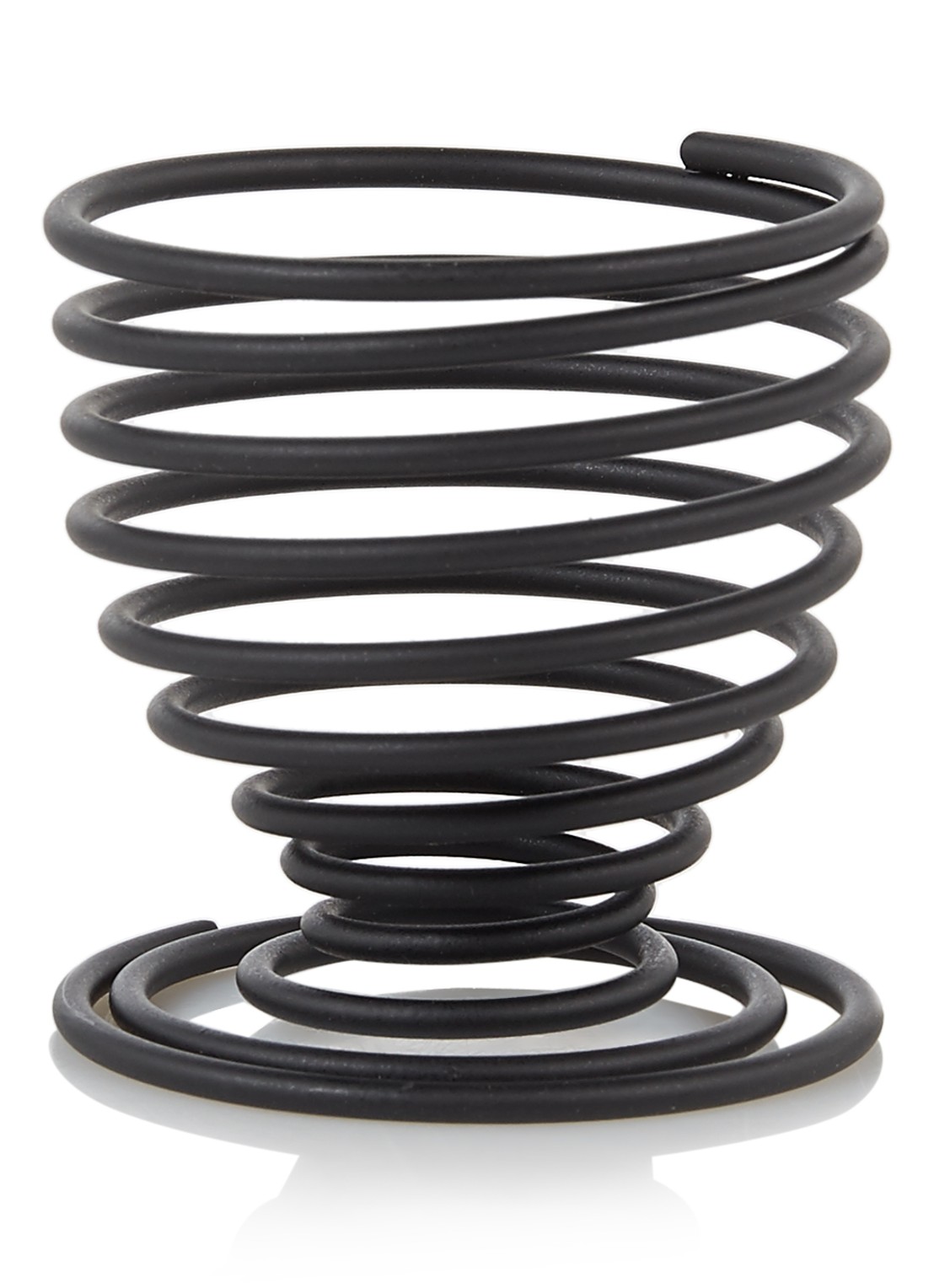 Point-Virgule Wire eierdop 5 cm - voorkant zwart