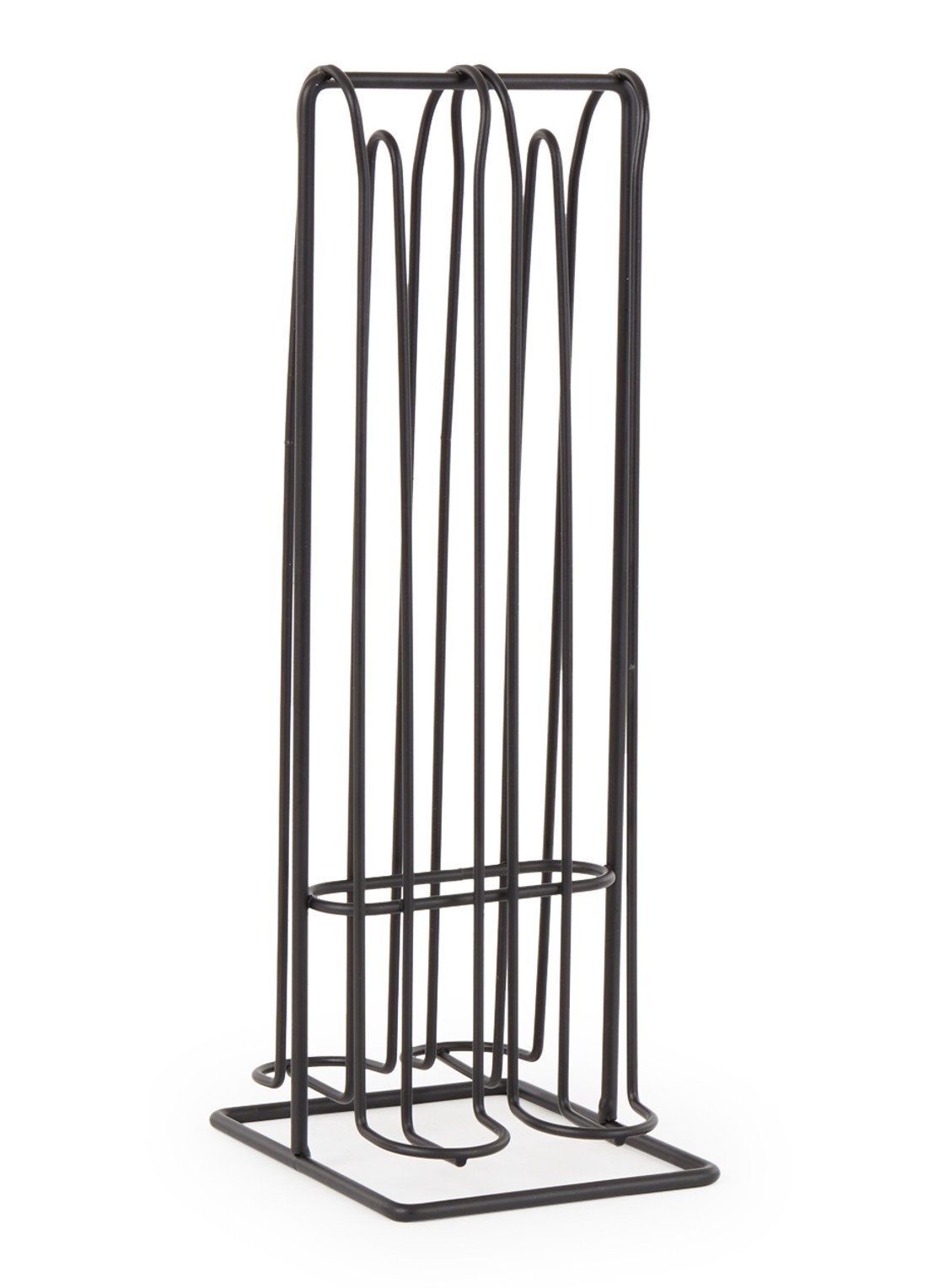 Point-Virgule Wire Nespresso koffiecapsulehouder - voorkant zwart
