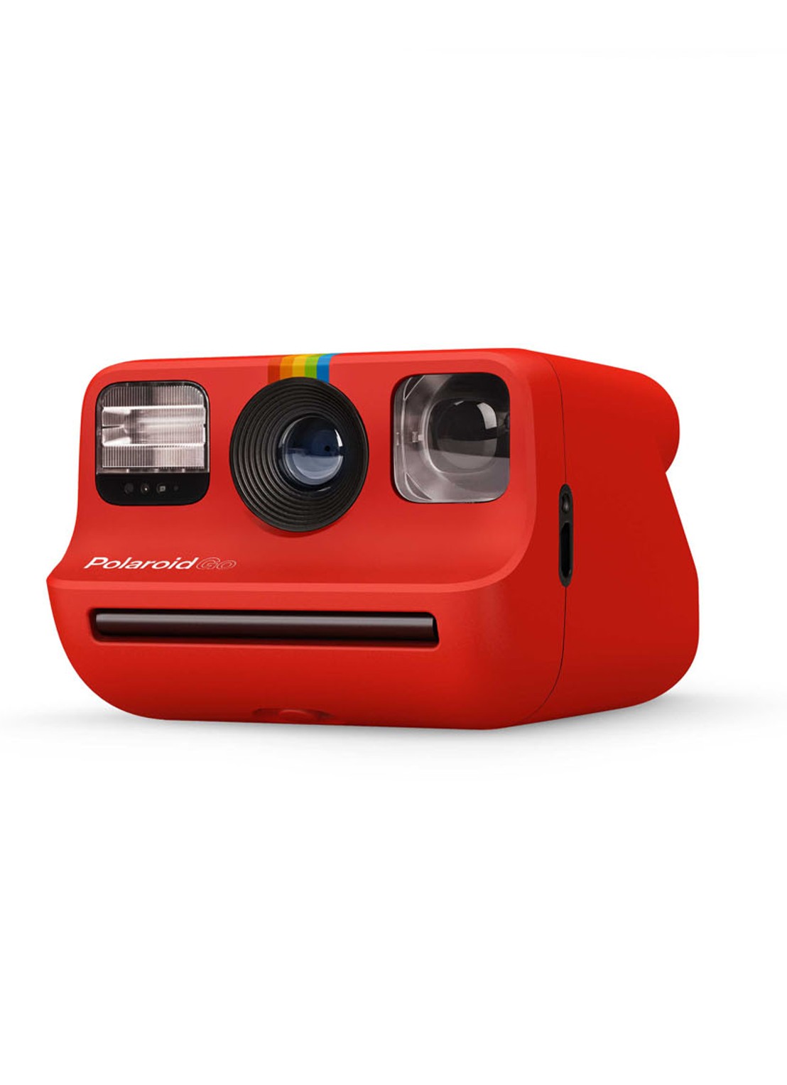 Polaroid Go instant fotocamera - detail steenrood