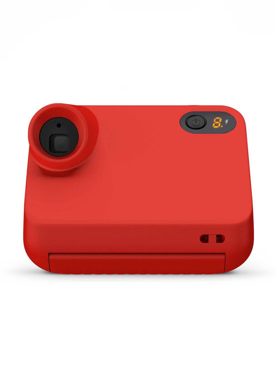 Polaroid Go instant fotocamera - detail 2 steenrood