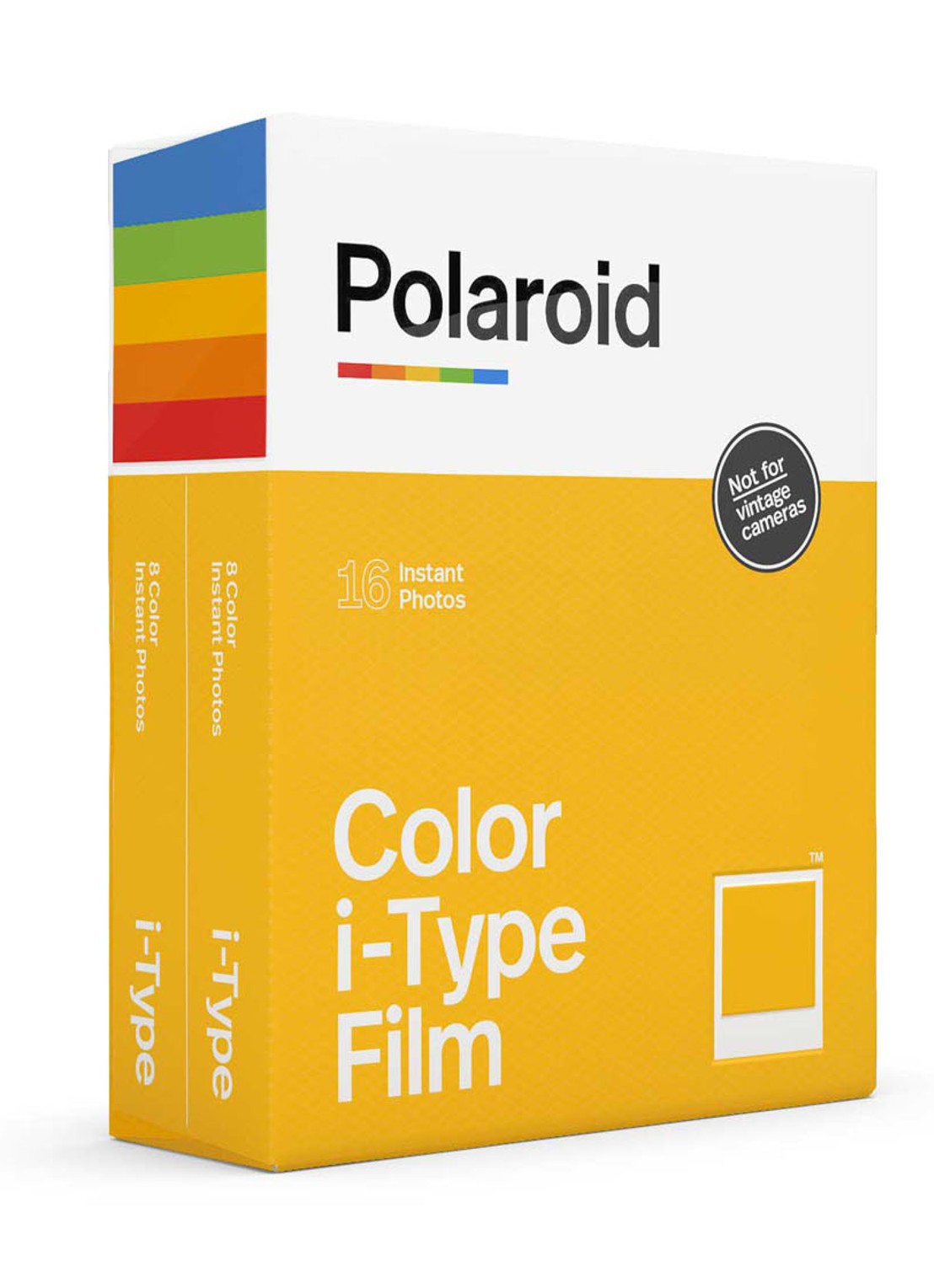 Polaroid I-Type fotopapier set van 16 - voorkant 3 wit