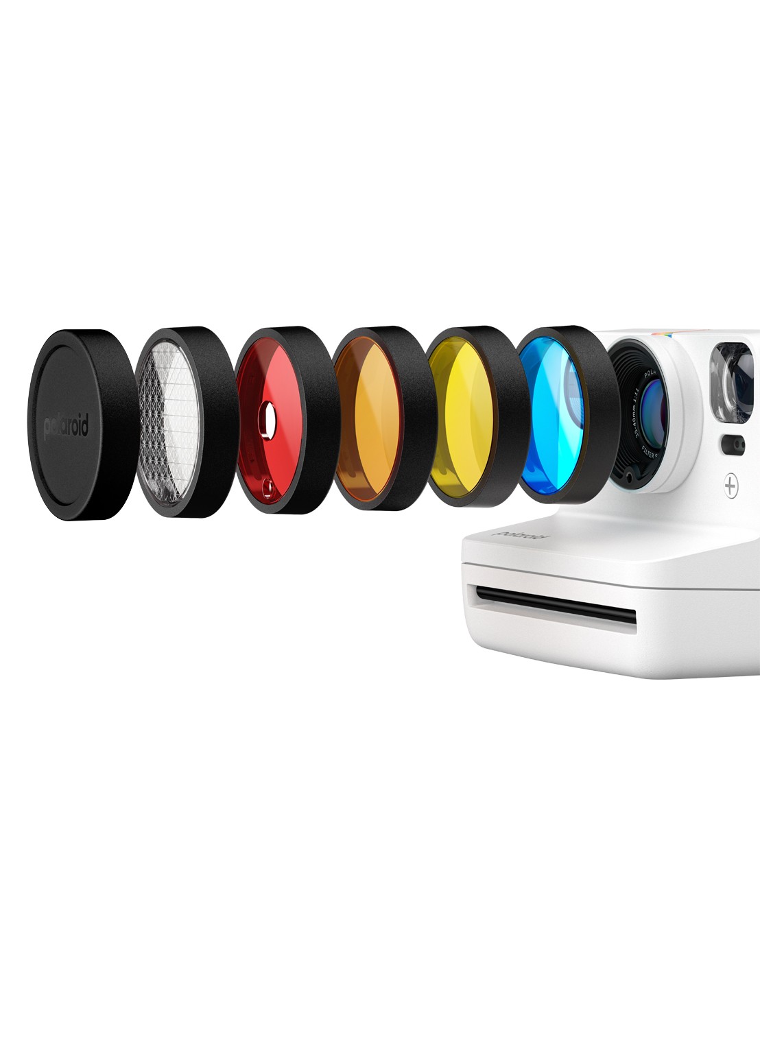 Polaroid Now Camera crossbodytas met logo - achterkant 3 multicolor