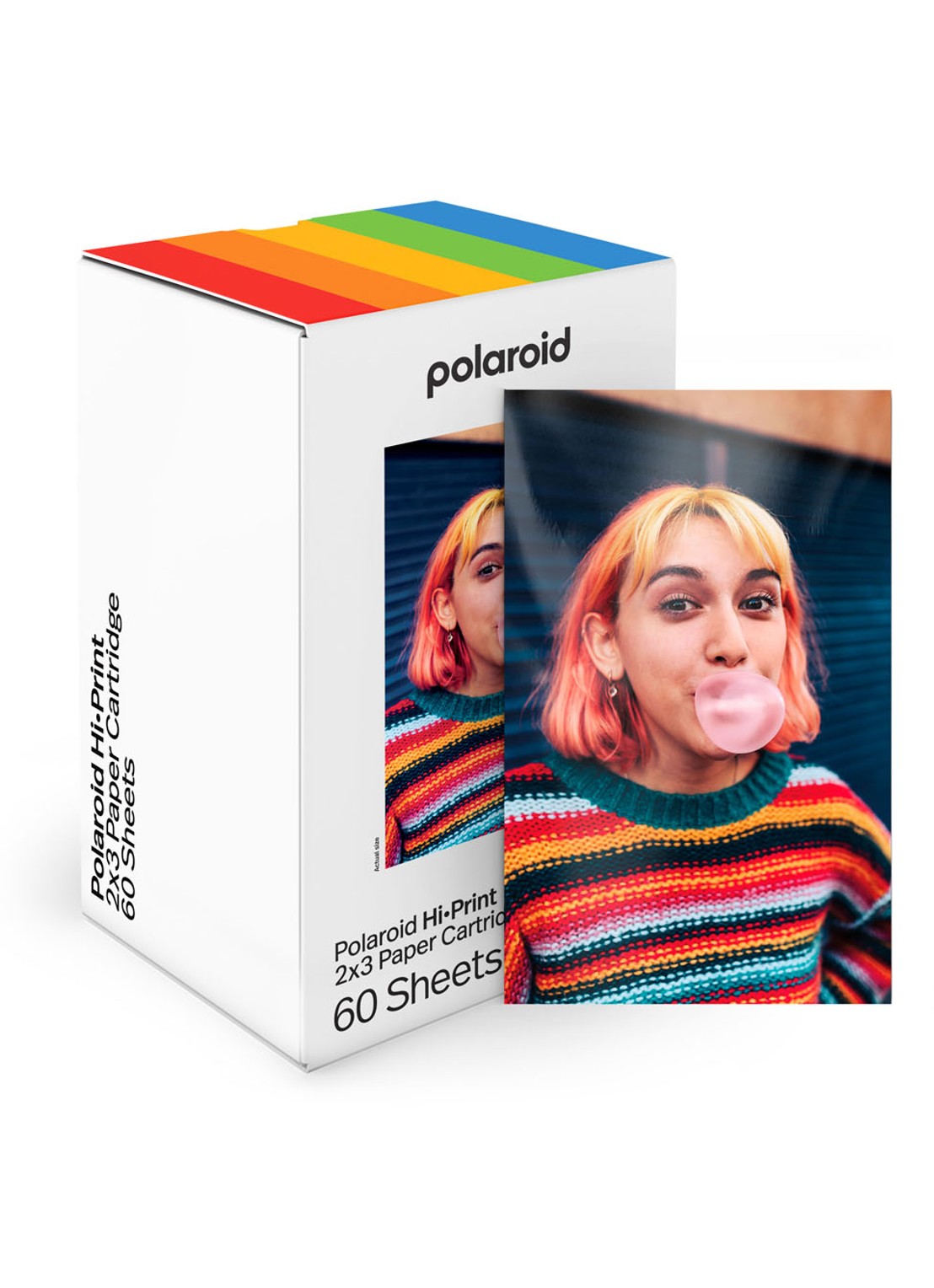Polaroid Polaroid Hi·print 2x3 fotopapier set van 60 fotovellen - voorkant wit
