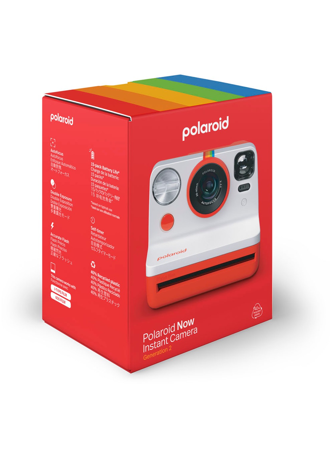 Polaroid Polaroid Now Generation 2 Instant fotocamera - detail 6 rood