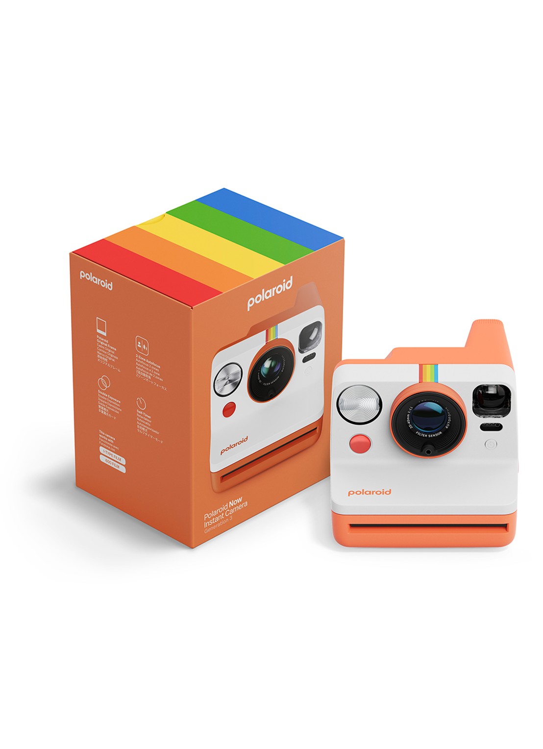 Polaroid Polaroid Now Instant Generation 3 fotocamera - detail 2 oranjerood