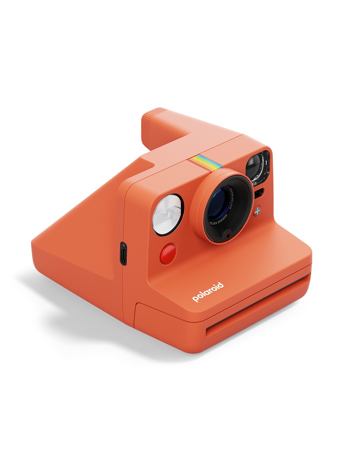 Polaroid Polaroid Now+ Instant Generation 3 fotocamera - voorkant 4 oranjerood