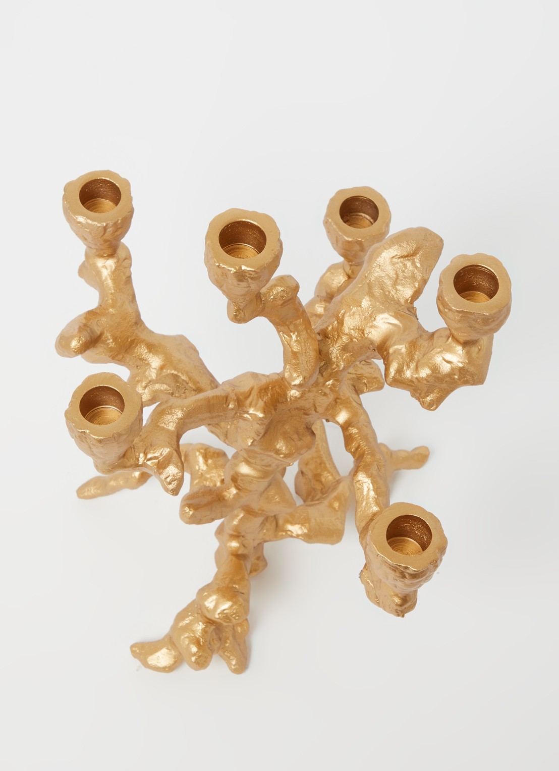POLSPOTTEN Apple Tree kandelaar S 32,5 cm - detail 3 goud