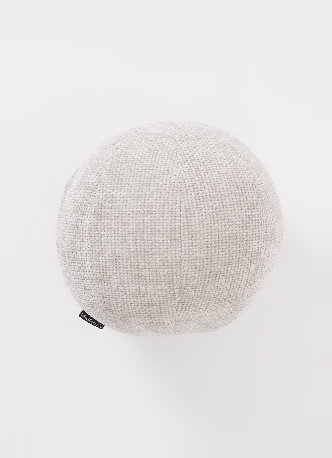 POLSPOTTEN Ball sierkussen S Ø30 cm - detail lichtgrijs