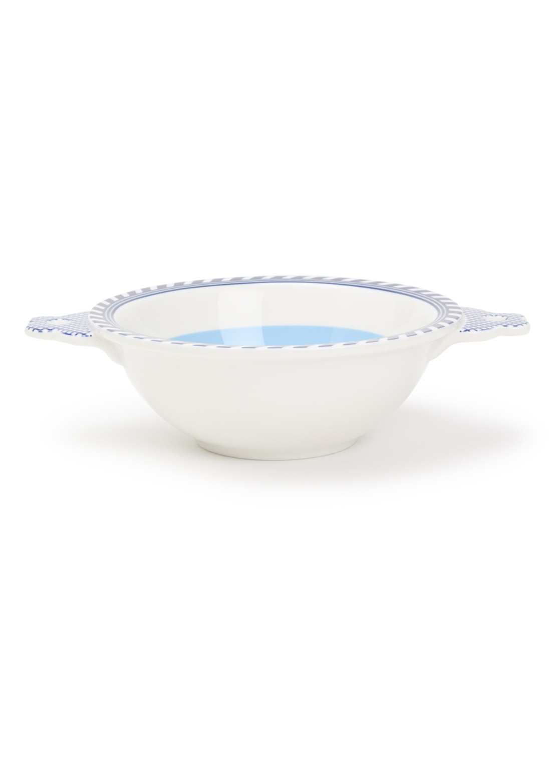POLSPOTTEN Bird kom 17 cm  - voorkant donkerblauw