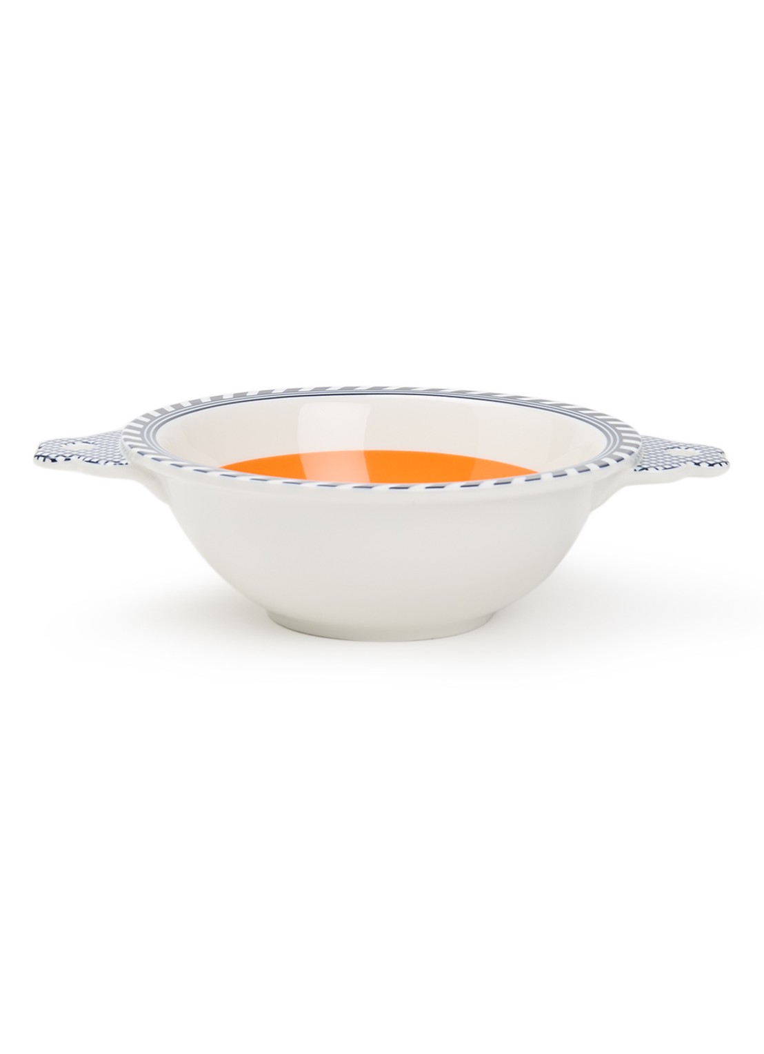 POLSPOTTEN Bird kom 17 cm - voorkant orange